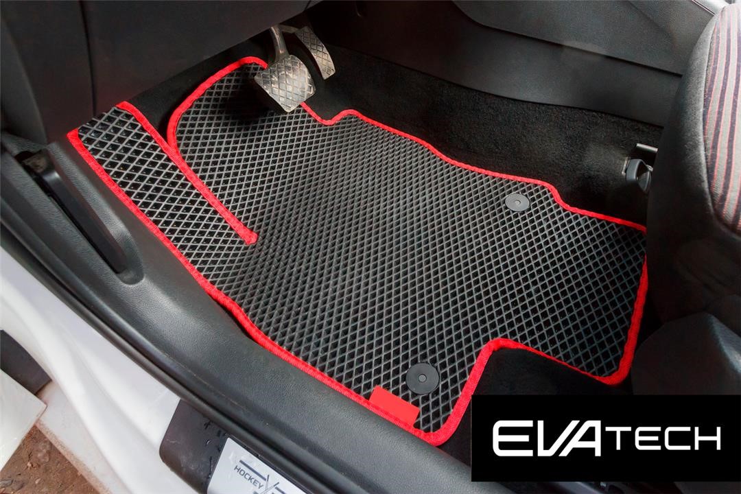 EVAtech ESKD10288CBR Floor mats EVAtech for Skoda Octavia A7, 3 generation, (2013-) Automatic transmission, black ESKD10288CBR
