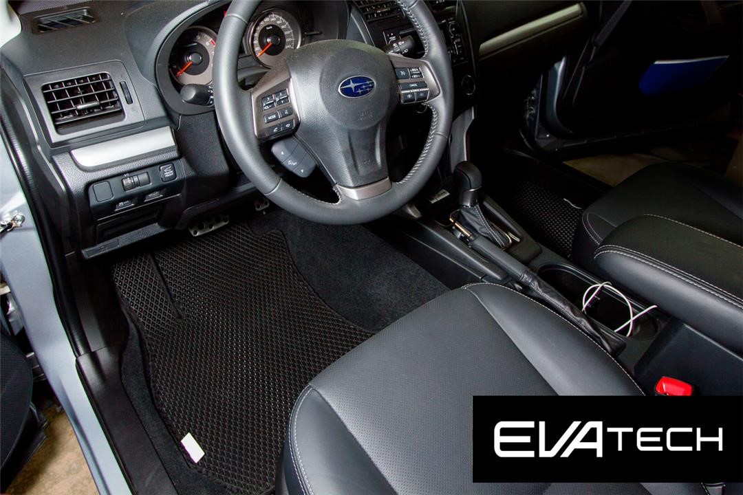 EVAtech ESBR10299CBB Floor mats EVAtech for Subaru Forester (2013-), 4 generation, black ESBR10299CBB