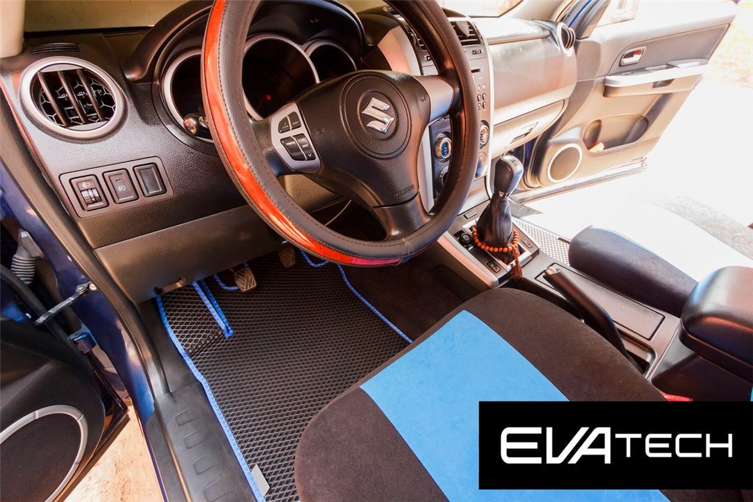 EVAtech ESZK10304CBB Floor mats EVAtech for Suzuki Grand Vitara 5 doors (2005-), black ESZK10304CBB