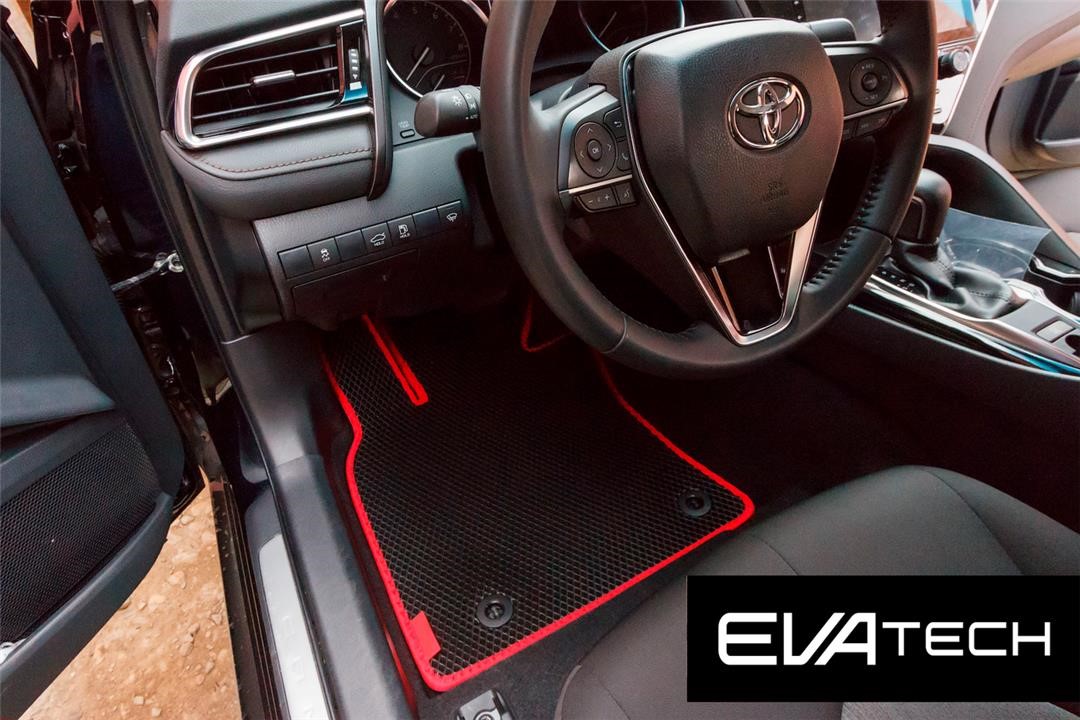 EVAtech ETYT10312CBR Floor mats EVAtech for Toyota Camry XV70 (2017-), black ETYT10312CBR