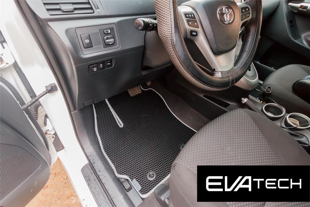 EVAtech ETYT10340CBG Floor mats EVAtech for Toyota Verso 7 places, black ETYT10340CBG