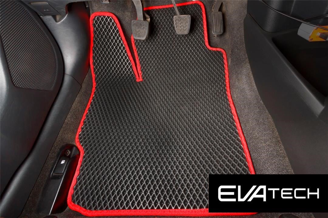 EVAtech ETYT10344CBR Floor mats EVAtech for Toyota Yaris 2 generation, (2005-), 5 doors, black ETYT10344CBR