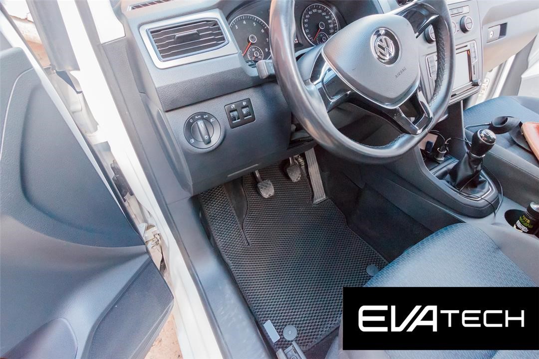 EVAtech EVLW10345CBB Floor mats EVAtech for Volkswagen Caddy 4 (15-20), black EVLW10345CBB