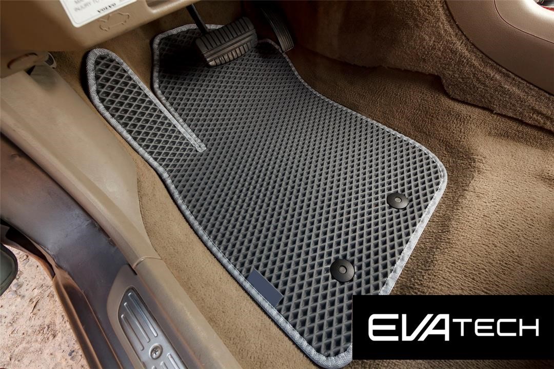 EVAtech EVLV10368CGG Floor mats EVAtech for Volvo S40, I restyling, (01-04), gray EVLV10368CGG