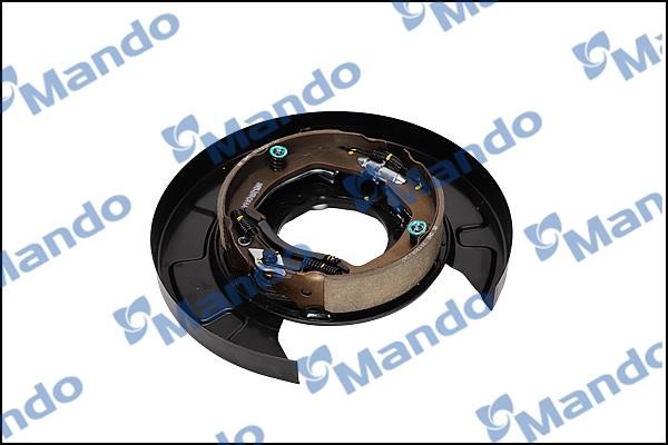 Mando EX5841026150 Brake shield with pads assembly EX5841026150