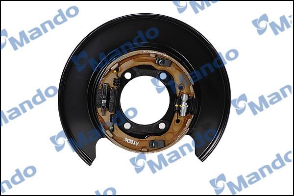 Mando EX582502P100 Brake shield with pads assembly EX582502P100