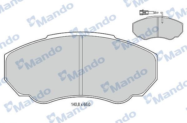 Mando MBF015029 Front disc brake pads, set MBF015029