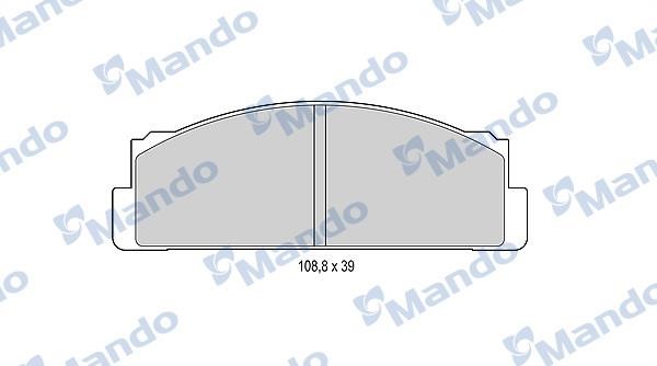 Mando MBF015053 Front disc brake pads, set MBF015053