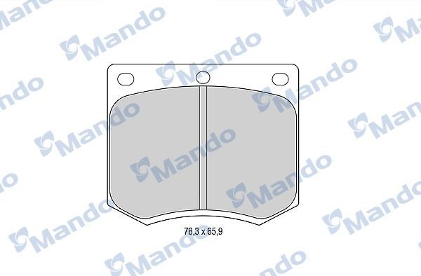 Mando MBF015061 Front disc brake pads, set MBF015061