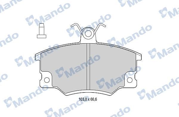 Mando MBF015064 Front disc brake pads, set MBF015064