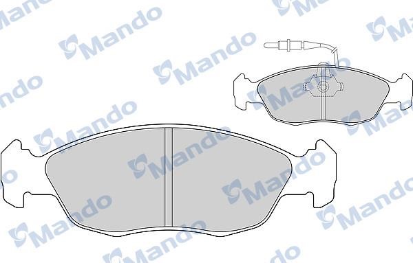 Mando MBF015102 Front disc brake pads, set MBF015102