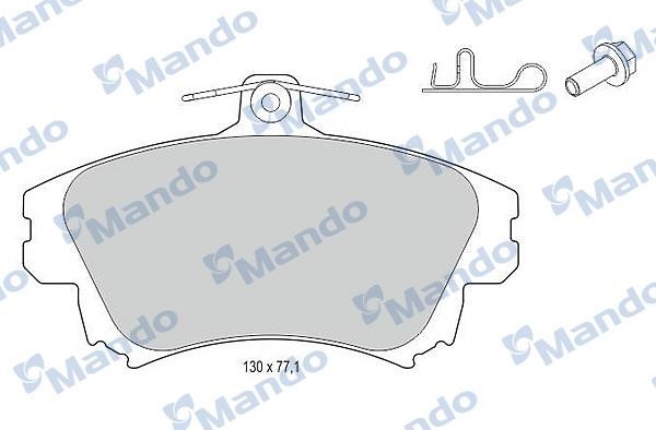 Mando MBF015132 Front disc brake pads, set MBF015132