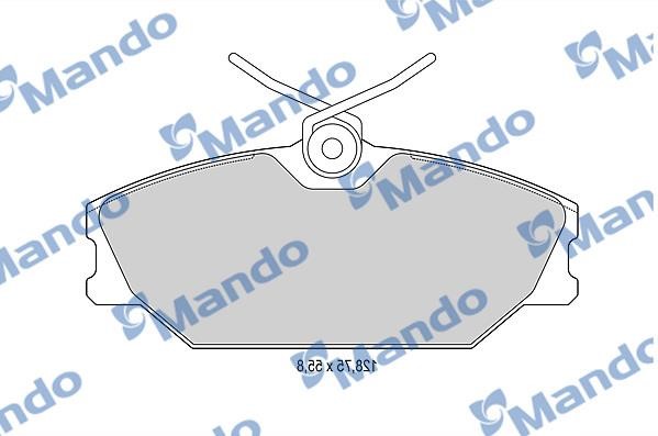 Mando MBF015162 Front disc brake pads, set MBF015162