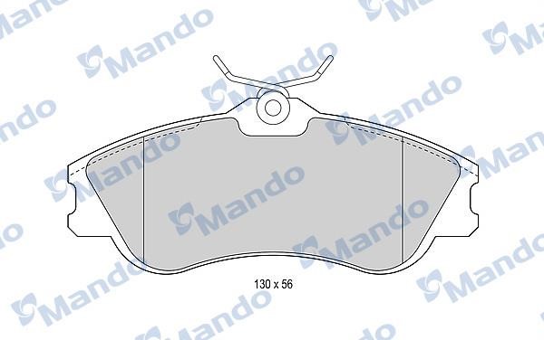 Mando MBF015188 Front disc brake pads, set MBF015188