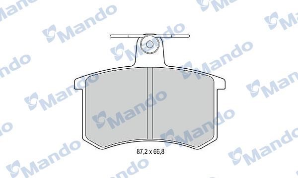 Mando MBF015353 Rear disc brake pads, set MBF015353