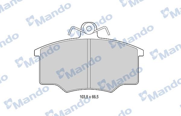 Mando MBF015364 Front disc brake pads, set MBF015364