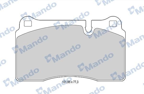Mando MBF015390 Front disc brake pads, set MBF015390