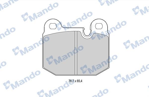 Mando MBF015397 Front disc brake pads, set MBF015397