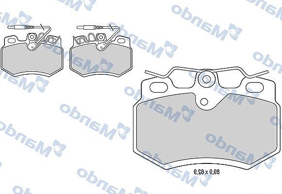 Mando MBF015454 Front disc brake pads, set MBF015454