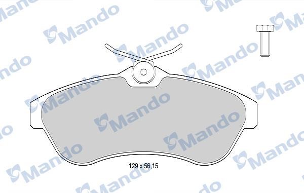 Mando MBF015463 Front disc brake pads, set MBF015463