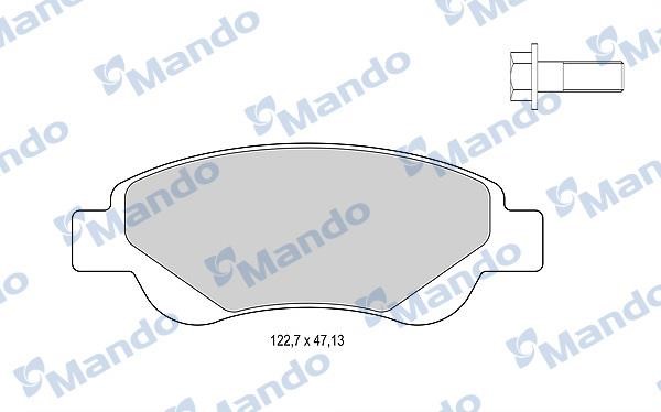 Mando MBF015479 Front disc brake pads, set MBF015479