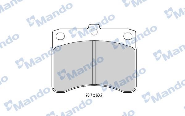 Mando MBF015485 Front disc brake pads, set MBF015485