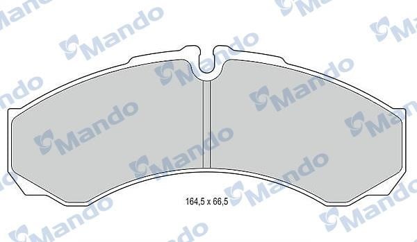 Mando MBF015560 Front disc brake pads, set MBF015560