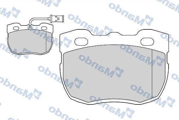 Mando MBF015597 Front disc brake pads, set MBF015597