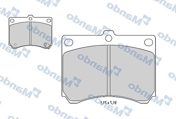 Mando MBF015623 Front disc brake pads, set MBF015623