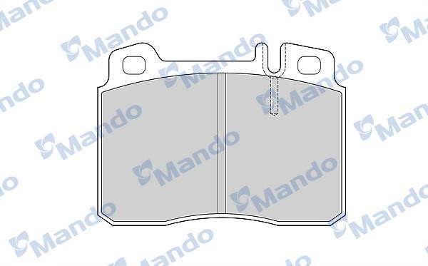 Mando MBF015653 Front disc brake pads, set MBF015653