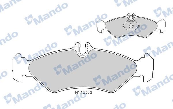 Mando MBF015657 Rear disc brake pads, set MBF015657