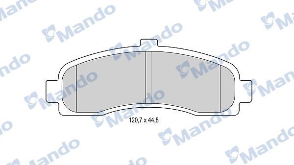 Mando MBF015729 Front disc brake pads, set MBF015729