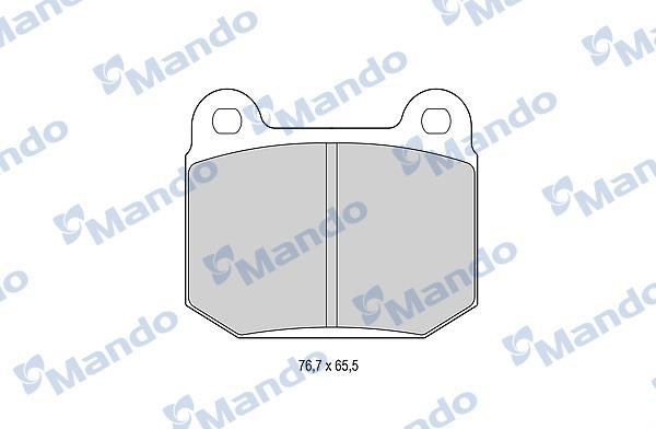 Mando MBF015755 Front disc brake pads, set MBF015755