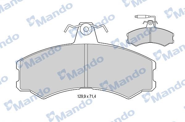 Mando MBF015770 Front disc brake pads, set MBF015770