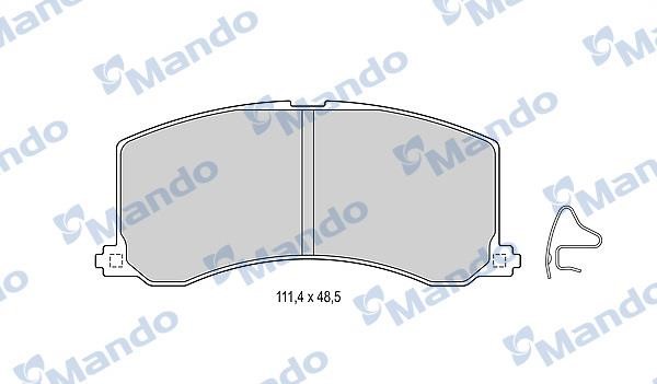 Mando MBF015834 Front disc brake pads, set MBF015834