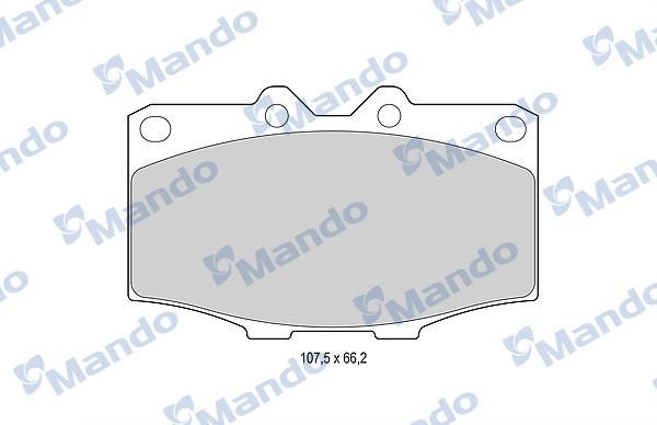 Mando MBF015852 Front disc brake pads, set MBF015852