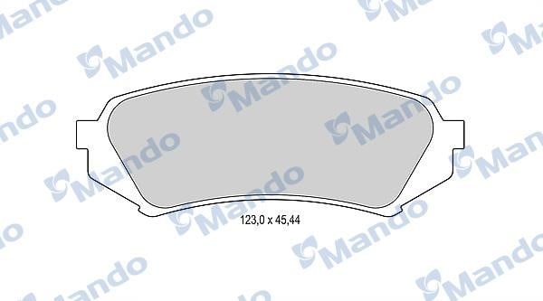 Mando MBF015858 Rear disc brake pads, set MBF015858