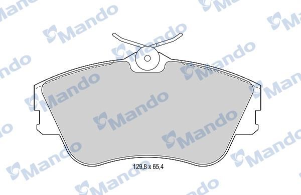 Mando MBF015893 Front disc brake pads, set MBF015893