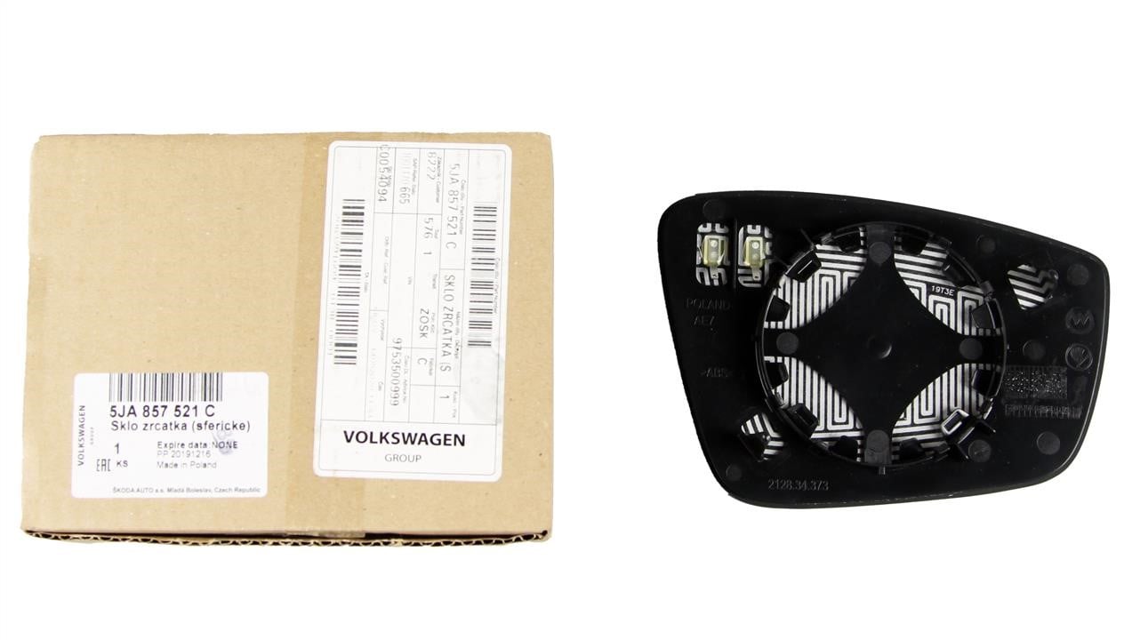 Wing mirror glass VAG 5JA 857 521 C