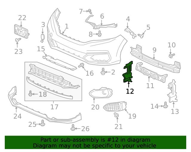 71107T5RA50 Honda Air duct