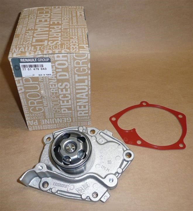 Car water pump Renault Duster: 7701479043 Renault Water pump