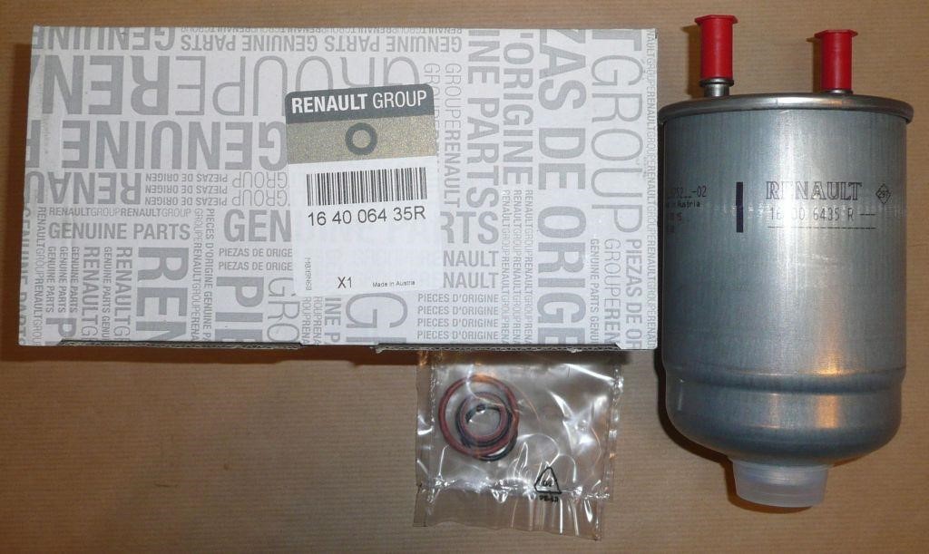 Automotive fuel filter Renault Fluence: 164006435R Renault Fuel filter
