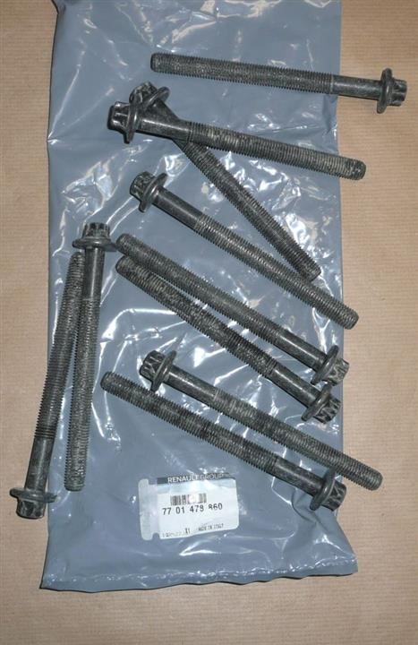 7701478860 Renault Cylinder Head Bolts Kit
