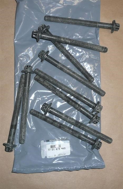 Cylinder Head Bolts Kit Renault 77 01 478 860