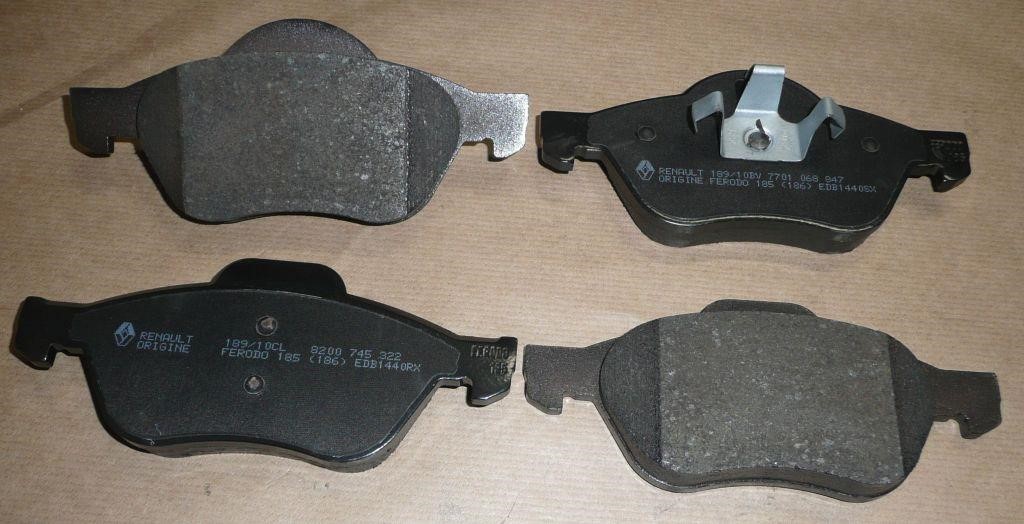 Brake pad set Renault 41 06 012 37R