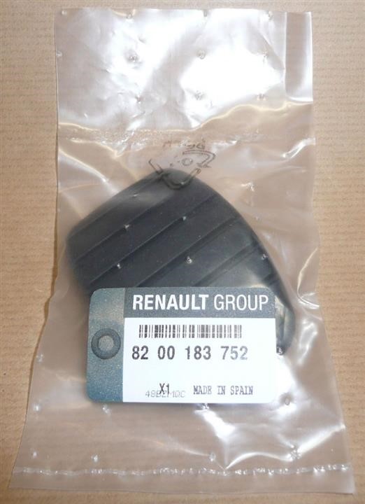 Clutch pedal cover Renault 82 00 183 752