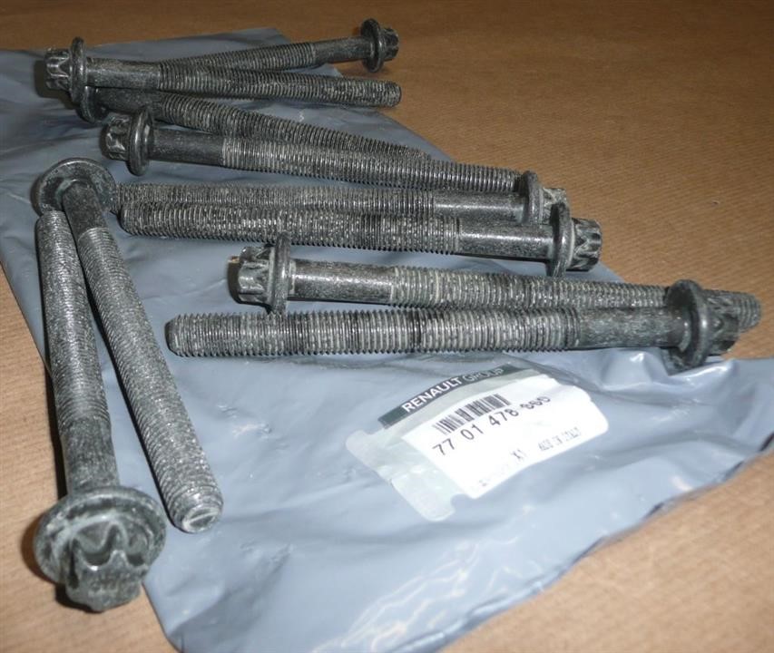 Cylinder Head Bolts Kit Renault 77 01 478 860