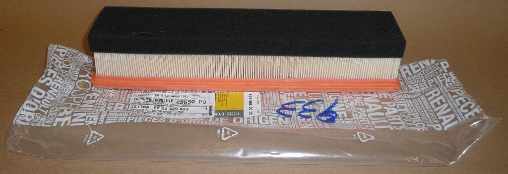 Air filter Renault 82 00 989 933