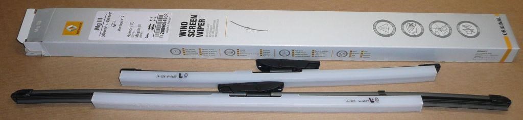 Frameless wiper set 600/400 Renault 28 89 054 50R