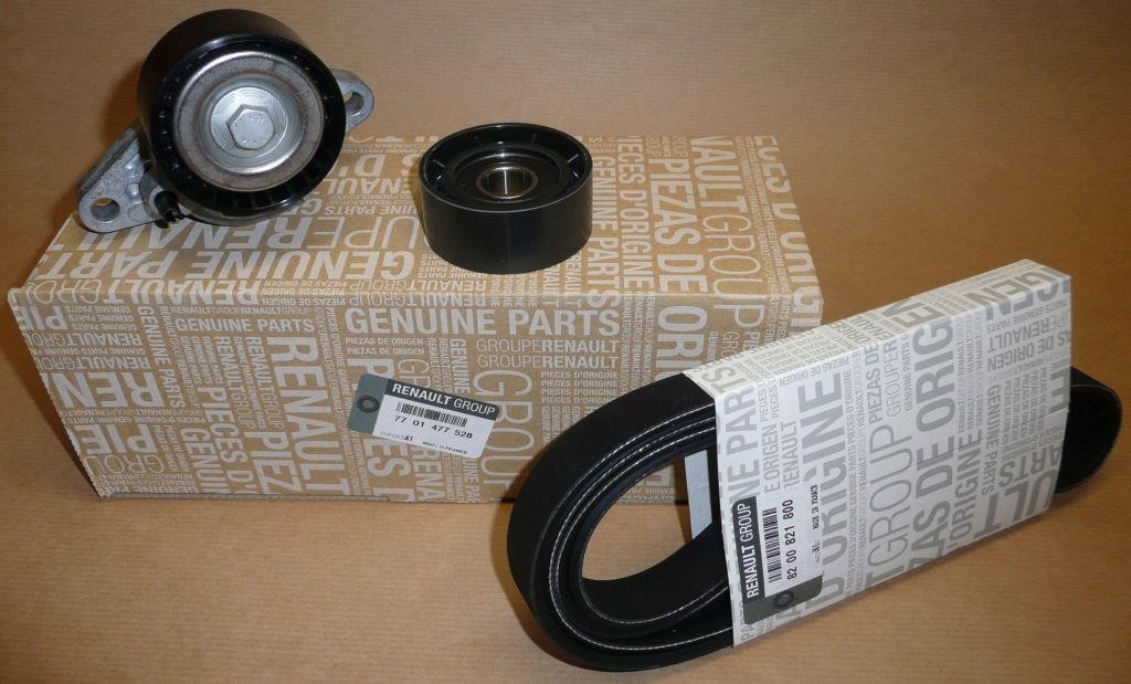 Drive belt kit Renault: 7701477528 Renault Drive belt kit